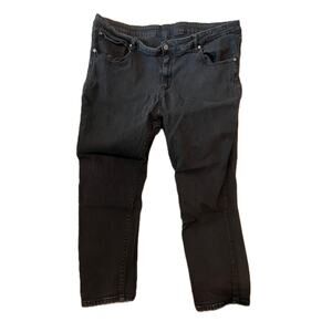 Manfinity Straight Black Jeans Mens 40x28 4XL